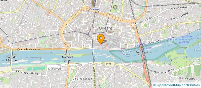 localisation de l'entreprise MONSIEUR EMMANUEL BRETON  ORLEANS