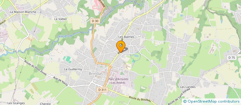 localisation de l'entreprise MONSIEUR EMMANUEL BRICAGE à BRINDAS