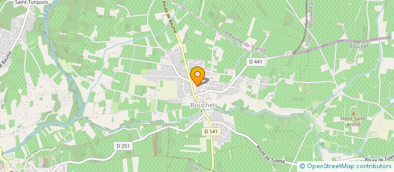 localisation de l'entreprise MONSIEUR EMMANUEL BRIFFAUX  BOUCHET