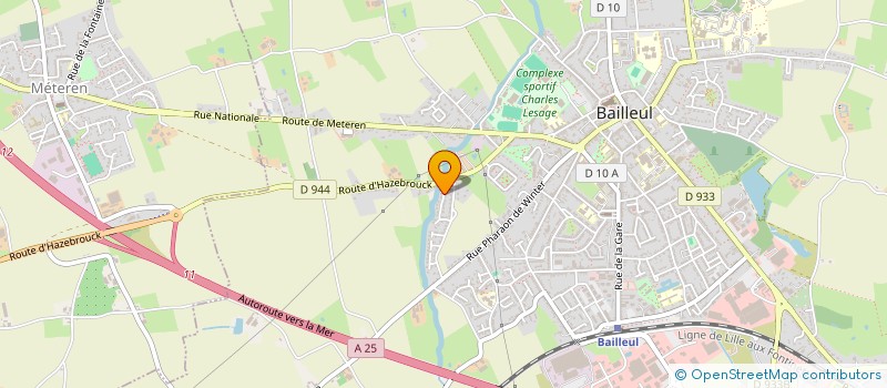 localisation de l'entreprise MONSIEUR EMMANUEL BRIL à BAILLEUL