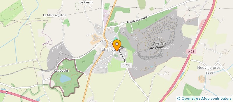 localisation de l'entreprise MONSIEUR EMMANUEL BROC à CHAILLOUE