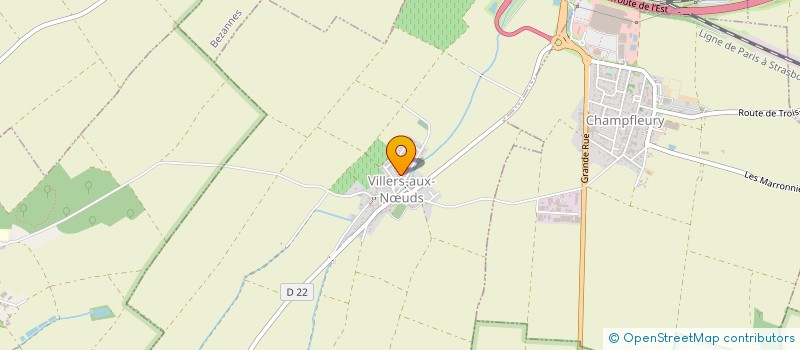 localisation de l'entreprise MONSIEUR EMMANUEL BROCHET  VILLERS-AUX-NUDS