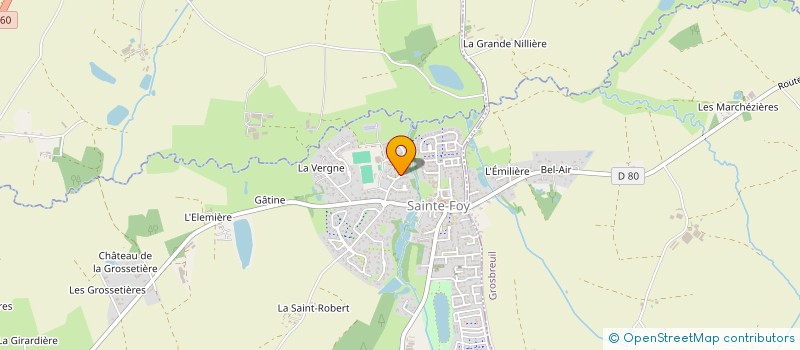 localisation de l'entreprise MONSIEUR EMMANUEL BROCHET  SAINTE-FOY