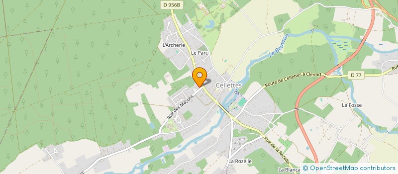 localisation de l'entreprise MONSIEUR EMMANUEL BROUILLON CHEVALLIER à CELLETTES