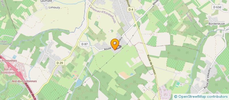 localisation de l'entreprise MONSIEUR EMMANUEL BROUSSEAU  FRONTON