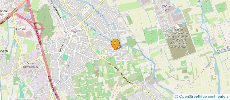 localisation de l'entreprise MONSIEUR EMMANUEL BRUGVIN  VEDENE