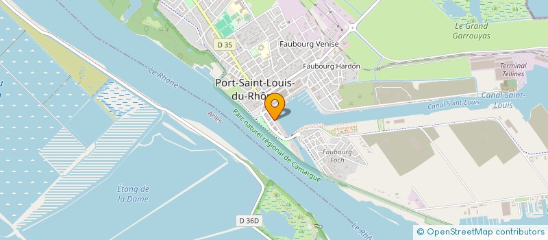 localisation de l'entreprise MONSIEUR EMMANUEL BRUN à PORT-SAINT-LOUIS-DU-RHONE