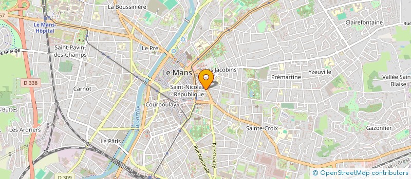 localisation de l'entreprise MONSIEUR EMMANUEL BRUNEAU  LE MANS