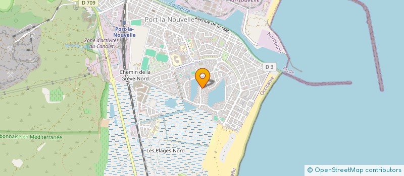 localisation de l'entreprise MONSIEUR EMMANUEL BRUNEL  PORT LA NOUVELLE