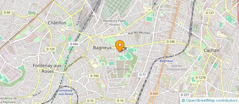 localisation de l'entreprise MONSIEUR EMMANUEL BRUSORIO à BAGNEUX