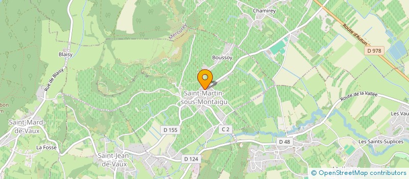 localisation de l'entreprise MONSIEUR EMMANUEL BULLY  SAINT-MARTIN-SOUS-MONTAIGU