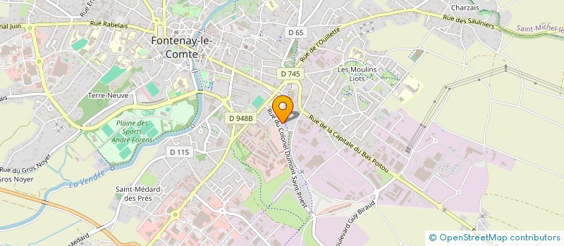 localisation de l'entreprise MONSIEUR EMMANUEL BULTEAU à FONTENAY LE COMTE