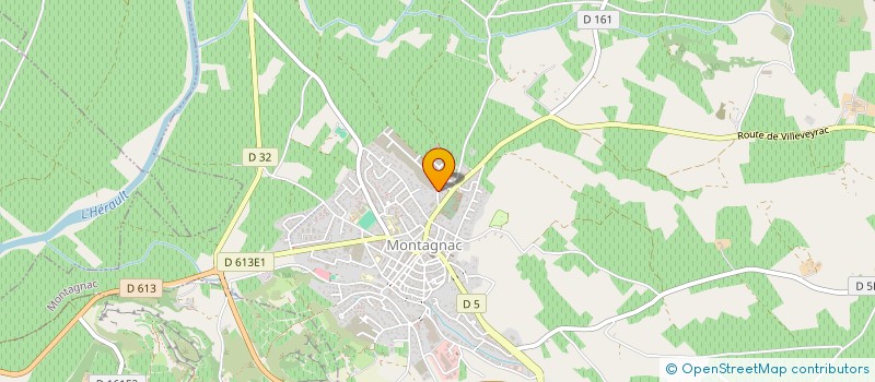 localisation de l'entreprise MONSIEUR EMMANUEL CABALLERO  MONTAGNAC