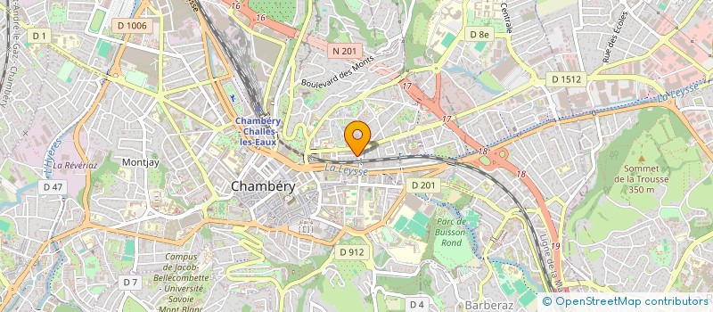 localisation de l'entreprise MONSIEUR EMMANUEL CACHAU-HERREILLAT  CHAMBERY