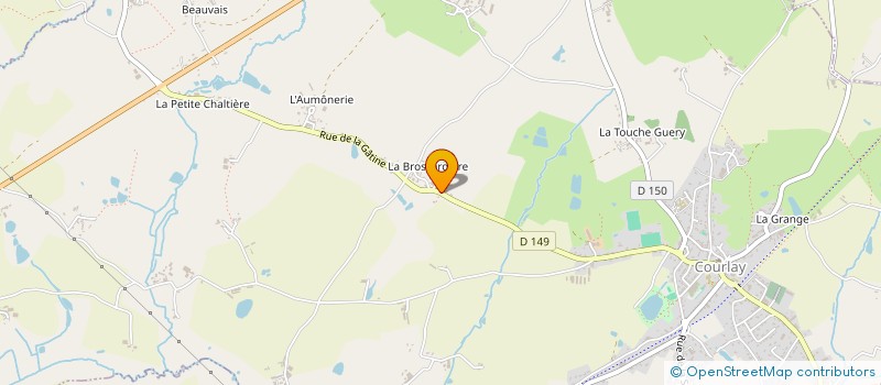 localisation de l'entreprise MONSIEUR EMMANUEL CAILLEAU  COURLAY