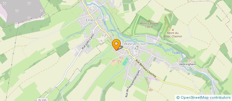 localisation de l'entreprise MONSIEUR EMMANUEL CAJET  WAVRANS-SUR-L AA