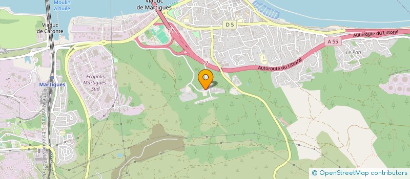 localisation de l'entreprise MONSIEUR EMMANUEL CALVO  MARTIGUES