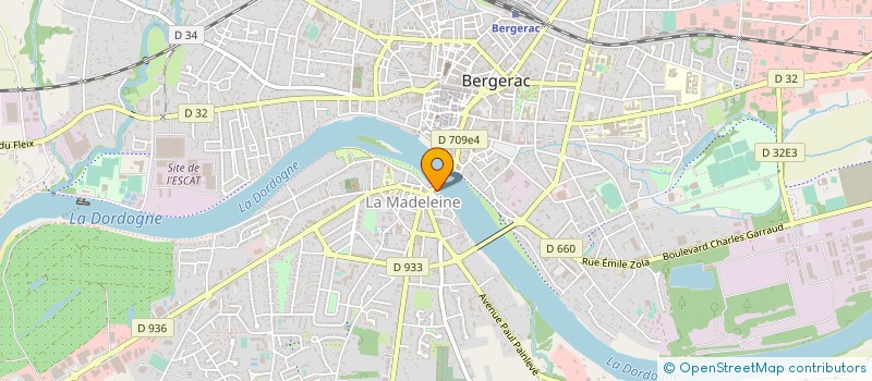 localisation de l'entreprise MONSIEUR EMMANUEL CAMPOS  BERGERAC