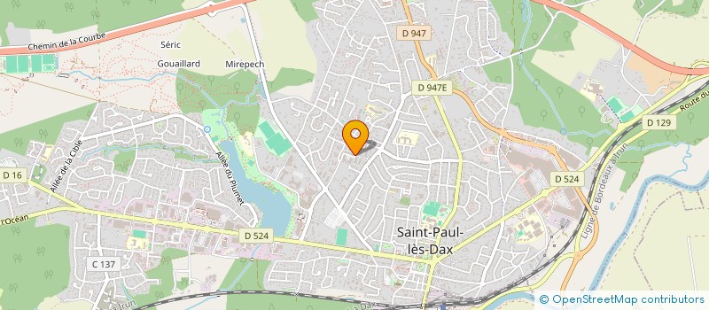 localisation de l'entreprise MONSIEUR EMMANUEL CANALE  SAINT-GEOURS-D'AURIBAT