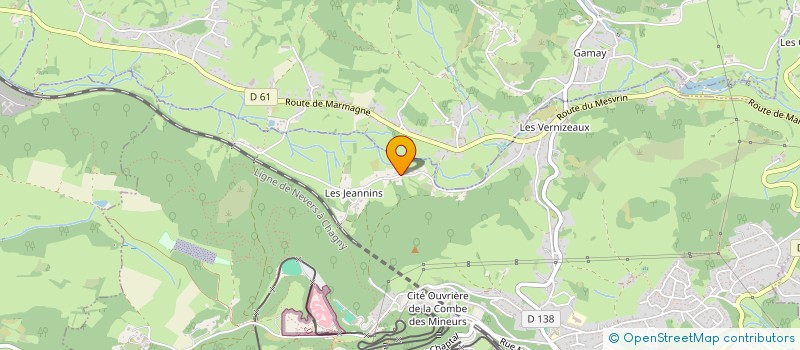 localisation de l'entreprise MONSIEUR EMMANUEL CANTEAU  LE CREUSOT