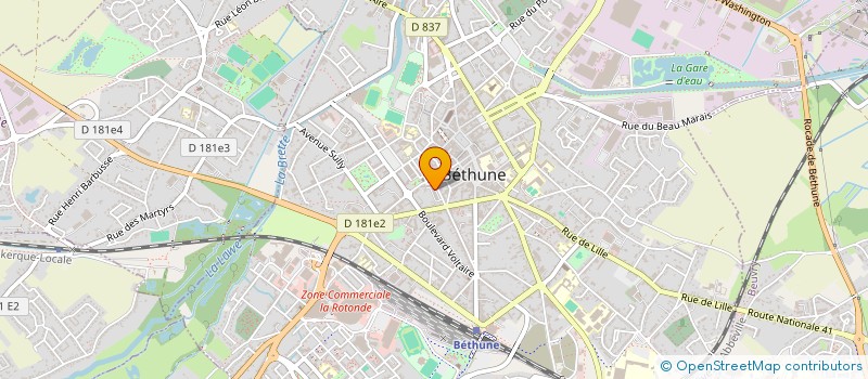 localisation de l'entreprise MONSIEUR EMMANUEL CANTIN à BETHUNE