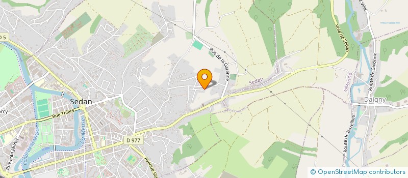 localisation de l'entreprise MONSIEUR EMMANUEL CAPOANI  SEDAN