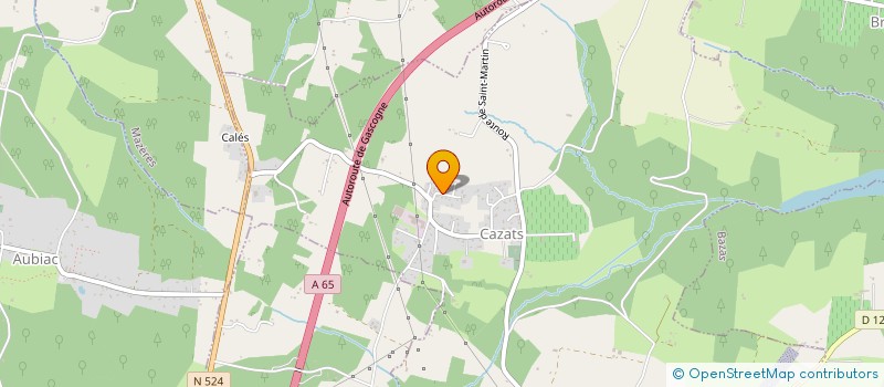 localisation de l'entreprise MONSIEUR EMMANUEL CARBONNIER  CAZATS