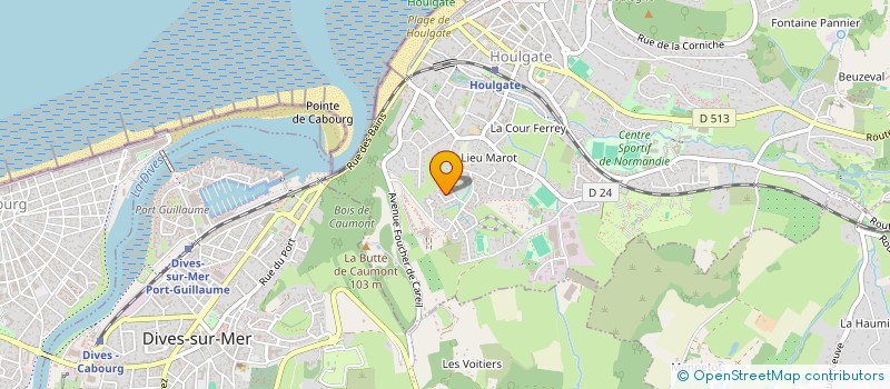 localisation de l'entreprise MONSIEUR EMMANUEL CARDON  HOULGATE