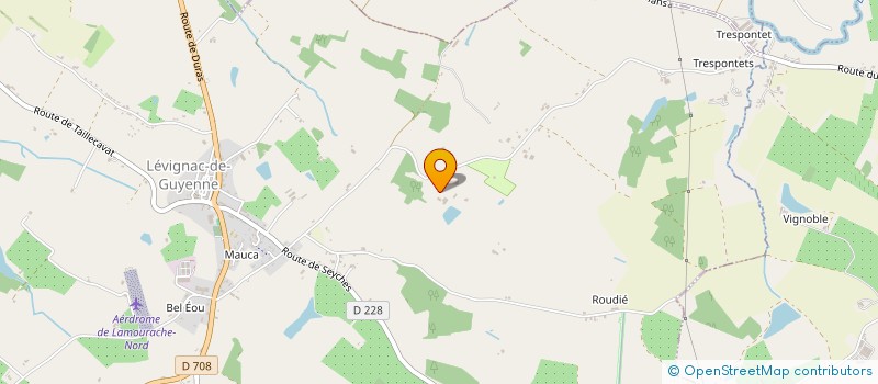 localisation de l'entreprise MONSIEUR EMMANUEL CARLES  LEVIGNAC DE GUYENNE