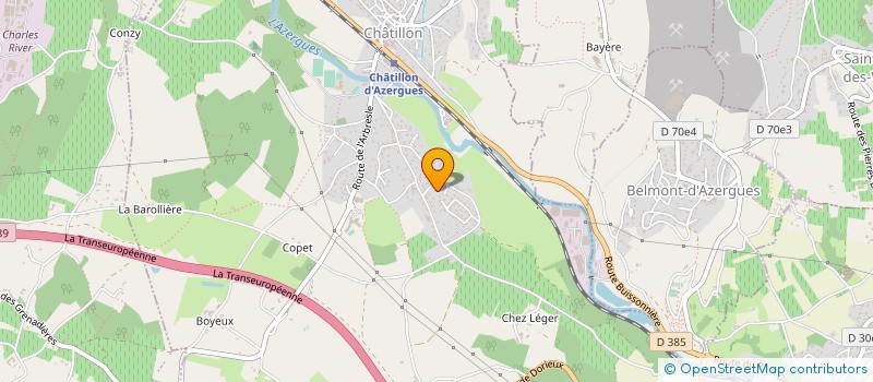 localisation de l'entreprise MONSIEUR EMMANUEL CARNEIRO  CHATILLON