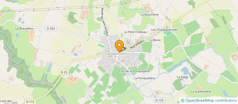 localisation de l'entreprise MONSIEUR EMMANUEL CARON à OREE-D'ANJOU