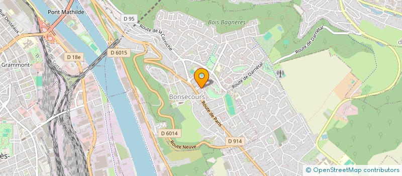 localisation de l'entreprise MONSIEUR EMMANUEL CARON  BONSECOURS