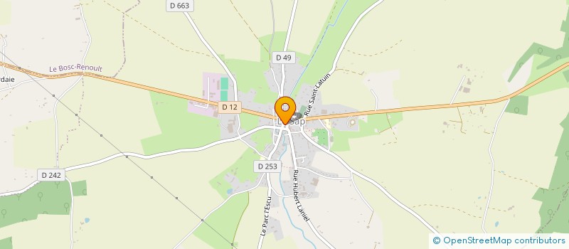 localisation de l'entreprise MONSIEUR EMMANUEL CARPENTIER à SAP-EN-AUGE