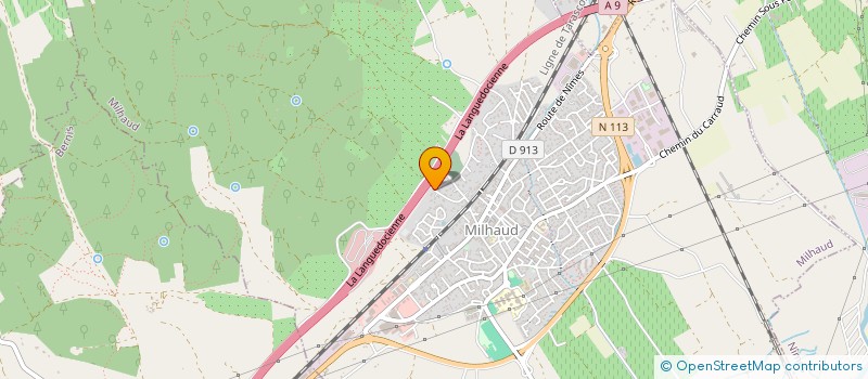 localisation de l'entreprise MONSIEUR EMMANUEL CARTILLIER  MILHAUD