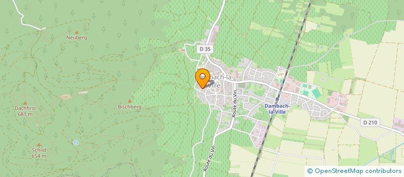 localisation de l'entreprise MONSIEUR EMMANUEL CARTON  DAMBACH-LA-VILLE