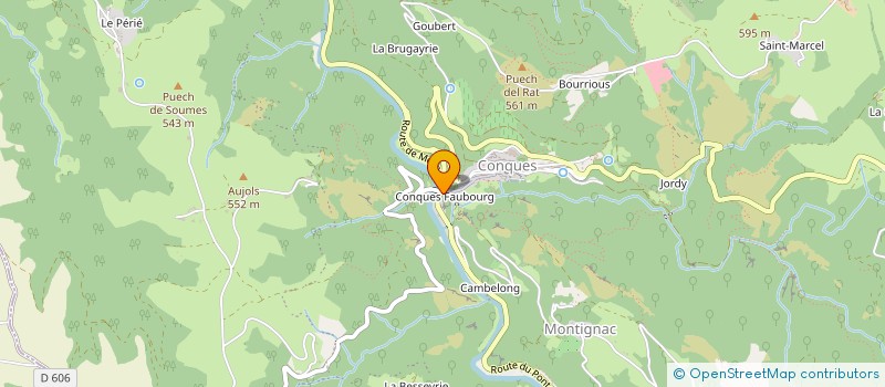localisation de l'entreprise MONSIEUR EMMANUEL CAU à CONQUES-EN-ROUERGUE