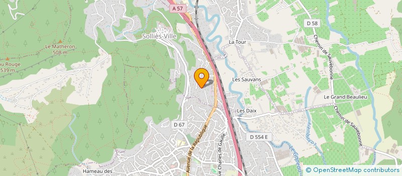 localisation de l'entreprise MONSIEUR EMMANUEL CAUX  SOLLIES-VILLE