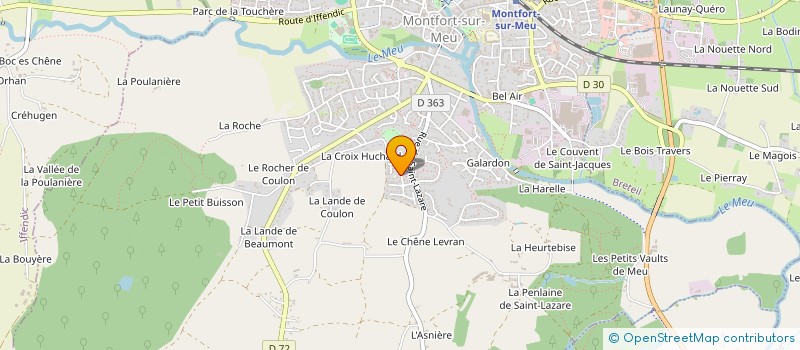 localisation de l'entreprise MONSIEUR EMMANUEL CERISIER à MONTFORT-SUR-MEU