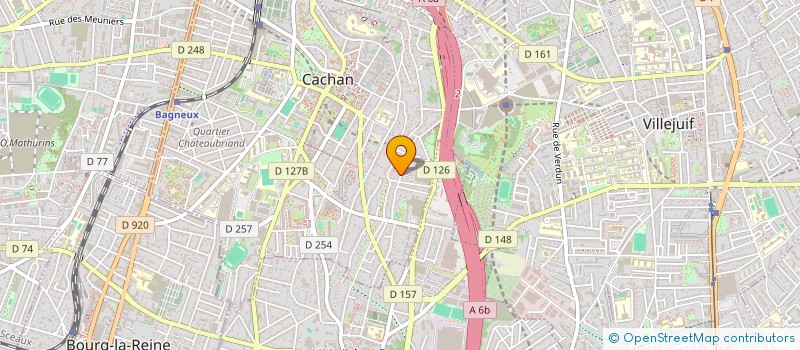 localisation de l'entreprise MONSIEUR EMMANUEL CHABOUREAU à CACHAN