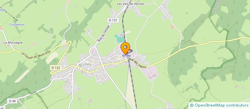 localisation de l'entreprise MONSIEUR EMMANUEL CHAGROT  ORNANS