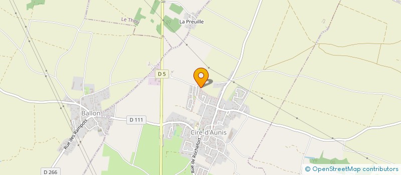 localisation de l'entreprise MONSIEUR EMMANUEL CHALLAT  CIRE-D'AUNIS