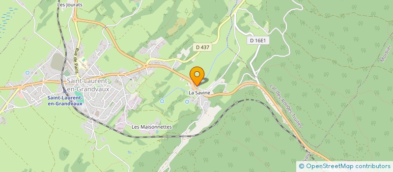 localisation de l'entreprise MONSIEUR EMMANUEL CHAMAGNE  SAINT-LAURENT-EN-GRANDVAUX