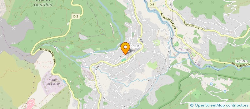 localisation de l'entreprise MONSIEUR EMMANUEL CHANE-TO  LE BAR-SUR-LOUP