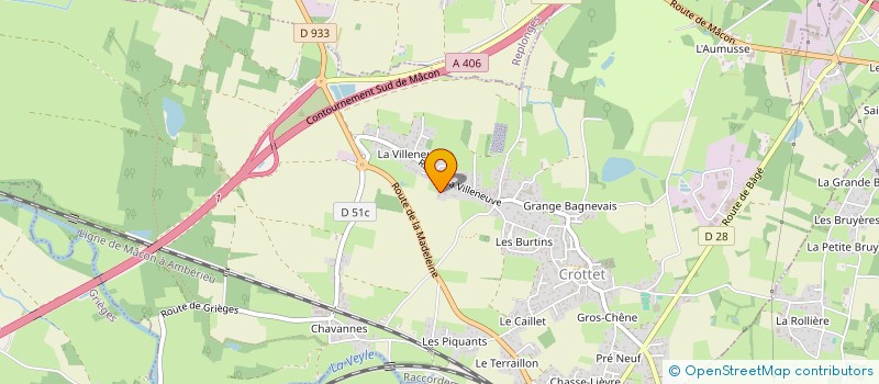 localisation de l'entreprise MONSIEUR EMMANUEL CHARPENTIER  CROTTET