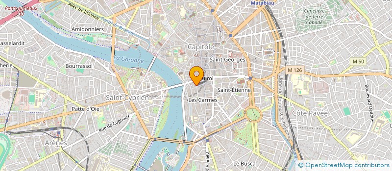 localisation de l'entreprise MONSIEUR EMMANUEL CHARREYRON  TOULOUSE