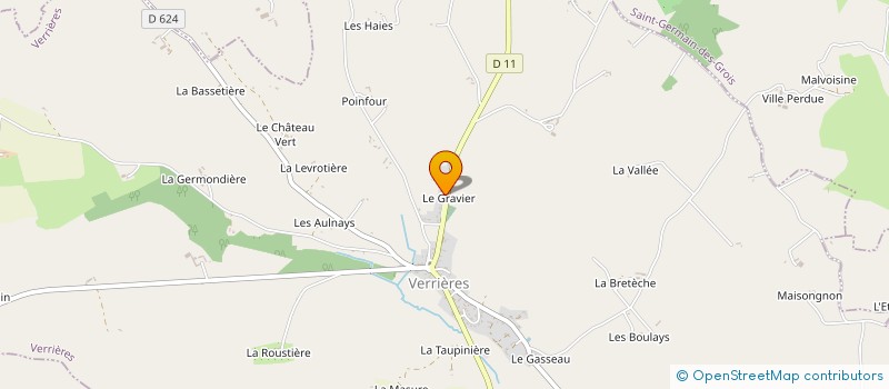 localisation de l'entreprise MONSIEUR EMMANUEL CHARRON à VERRIERES