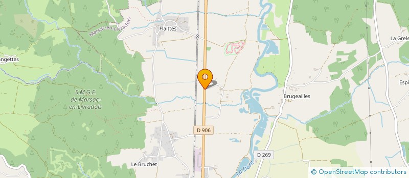 localisation de l'entreprise MONSIEUR EMMANUEL CHASSAING  MARSAC-EN-LIVRADOIS