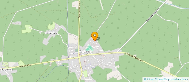 localisation de l'entreprise MONSIEUR EMMANUEL CHATENET  CARCANS