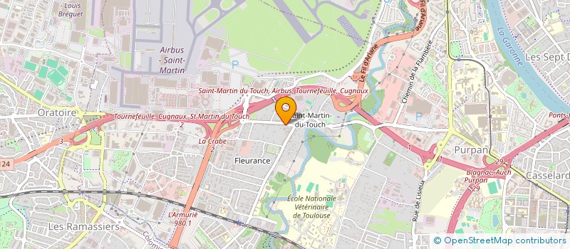 localisation de l'entreprise MONSIEUR EMMANUEL CHAUBARD  TOULOUSE