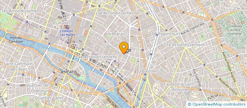 localisation de l'entreprise MONSIEUR EMMANUEL CHAUCHAT  PARIS